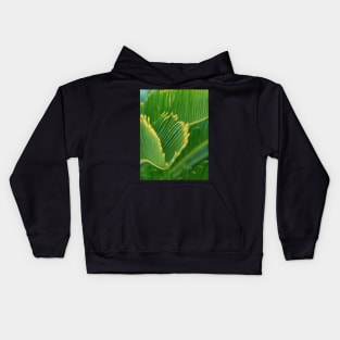 Tropical Palm Leaves Kids Hoodie